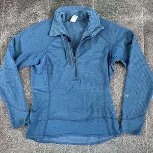 Womens Vintage Y2K Patagonia 1/2 Zip Up R1 Regulator Waffle Fleece Pullover Sz M